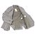 Autre Marque Check Pattern Suit Rayon Polyester Wool Brown - view 3