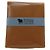Autre Marque Bifold-Geldbörse aus Büffelleder in Camel Braun