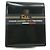 Autre Marque Billetera bifold de cuero italiano negra Negro