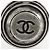 Orecchini in metallo Chanel Coco Mark Argento 99P