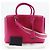 MCM Mira Borsa in Pelle 2WAY Borsa a Spalla Rosa - vista 15