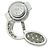 Autre Marque Platin-Brosche Pt950 in Form einer Musiknote mit Diamanten Silber - Ansicht 2