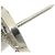 Autre Marque Platin-Brosche Pt950 in Form einer Musiknote mit Diamanten Silber - Ansicht 3