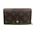 Louis Vuitton Monogram Bifold Wallet M61730 Brown Cloth  ref.1805983
