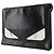 Borsa Clutch Fendi Bugs Monster 7VA433 Nero - vista 2