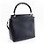 Borsa a spalla 2 in 1 in pelle Gucci Bamboo Nero - vista 3