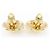 Orecchini Chanel Coco placcati in oro D'oro - vista 5