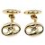 Gemelli vintage placcati in oro di Gucci D'oro
