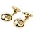 Gemelli vintage placcati in oro di Gucci D'oro - vista 2