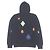 Hermès Sudadera con media cremallera H Logo de cachemira Hermes azul marino - vista 3