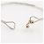Tiffany & Co Bracciale doppio cuore con gancio e occhiello in argento/oro di Tiffany - vista 8