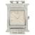 Hermès Hermes H Uhr mit Diamantlünette, Quarz, Edelstahl Silber  - Ansicht 1