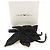 Armani Woll-Polyester Blumenbrosche Schwarz - Ansicht 7