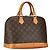 Sac à main Louis Vuitton Alma PM M51130 Marron - vue 2