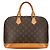 Sac à main Louis Vuitton Alma PM M51130 Marron - vue 3