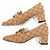 Zapatos de tacón medio Gucci GG Marmont marrones - vista 4