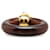 Ring Hermès Anello per sciarpa Hermes Marrone Oro Legno - vista 4