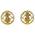 Orecchini con logo Chanel D'oro  - vista 1