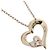 Autre Marque Collana Canal 4℃ in oro rosa K10 con diamante D'oro