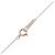 Autre Marque Collana Canal 4℃ in oro rosa K10 con diamante D'oro - vista 5