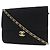 Borsa a spalla in cotone Matelassé di Chanel Nero - vista 2