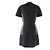 Louis Vuitton Woll-Seiden-Lederkleid Schwarz 34 - Ansicht 3