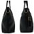 Borsa in pelle con frange Gucci Bamboo Nero - vista 7