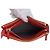 Céline Borsa a tracolla piccola in pelle Celine Trio rossa Rosso - vista 2