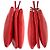 Céline Borsa a tracolla piccola in pelle Celine Trio rossa Rosso - vista 4