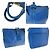Borsa Boston Keepall 45 Epi Louis Vuitton Blu - vista 5