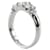 Autre Marque Pt900 Platinum Diamond Oval Ring Silvery  - view 3