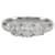Autre Marque Pt900 Platinum Diamond Oval Ring Silvery  - view 4