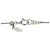 Autre Marque Platin-Diamant 3P-Halskette Silber - Ansicht 6