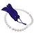 Autre Marque Bracciale in perle Akoya 7,5-9,0 mm Grigio
