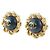 Orecchini in pelle placcati oro Chanel D'oro - vista 2