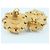 Orecchini in pelle placcati oro Chanel D'oro - vista 4