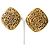 Vintage Chanel Coco Mark Gold Ohrringe Golden - Ansicht 2