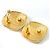 Vintage Chanel Coco Mark Gold Ohrringe Golden - Ansicht 4