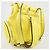 Autre Marque Zaino in pelle gialla unisex Giallo - vista 3