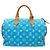 Louis Vuitton Turquoise Speedy 40 Shoulder Bag Blue - view 3