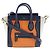 Céline Borsa a spalla Celine Luggage Nano Shopper arancione