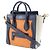 Céline Borsa a spalla Celine Luggage Nano Shopper arancione - vista 2