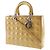 Borsa a mano Lady Dior in pelle verniciata Arancione - vista 2