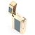 Autre Marque Dupont Lacquer Roller Gas Lighter Gold Green Golden