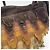 Hogan Sac à main en daim à paillettes marron et beige - vue 7