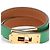 Hermès Bracciale Mini Kelly in bambù Hermes placcato oro Verde - vista 3