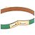 Hermès Bracciale Mini Kelly in bambù Hermes placcato oro Verde - vista 4