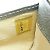 Portafoglio lungo in pelle per donne Chanel Coco Button Argento - vista 12