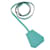 Hermès Hermes Clochette Key Ring Pendant Necklace Green  - view 1