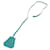 Hermès Hermes Clochette Key Ring Pendant Necklace Green  - view 2